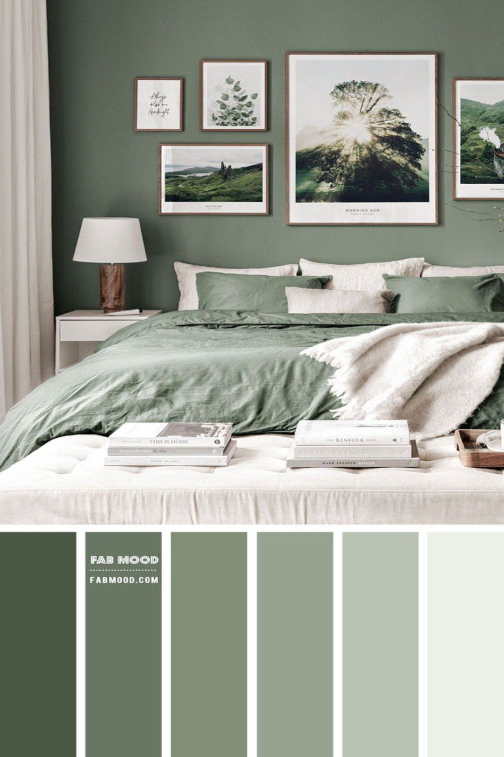 Beautiful Bedroom Colour Schemes : Sage Green Bedroom  Sage