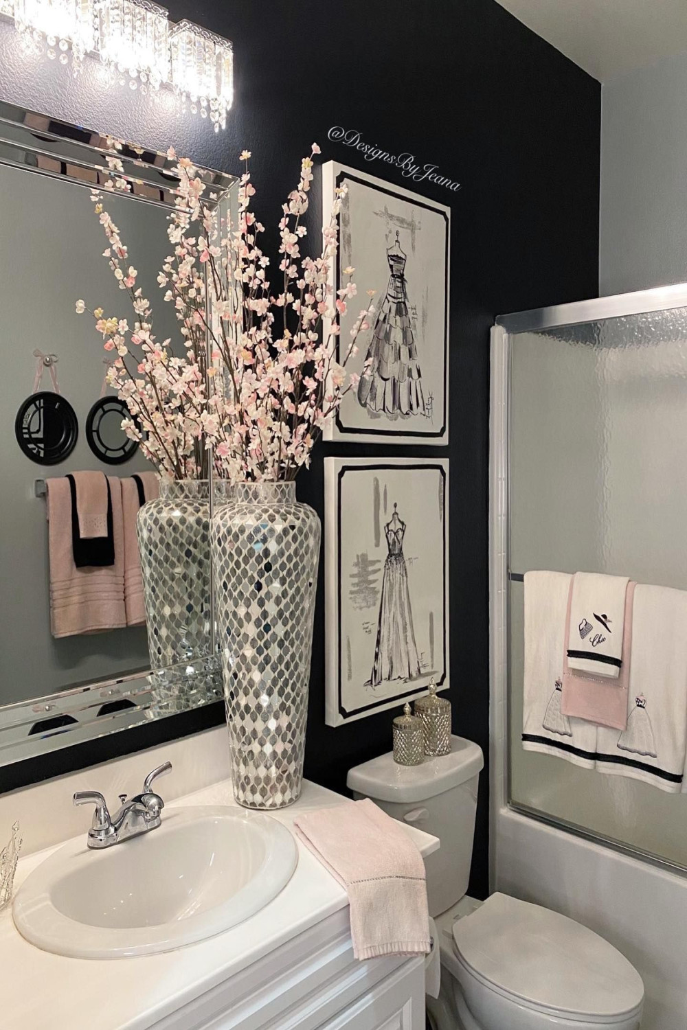 Five Things You Can Do to Create a Glam Bathroom - Designs by