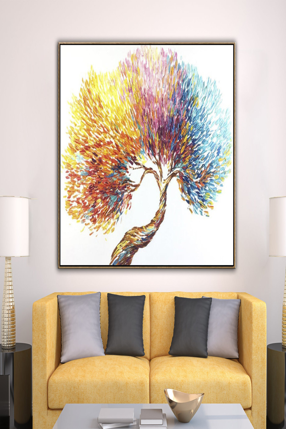 Ideas for a Living Room – Trend Gallery Art  Original Abstract