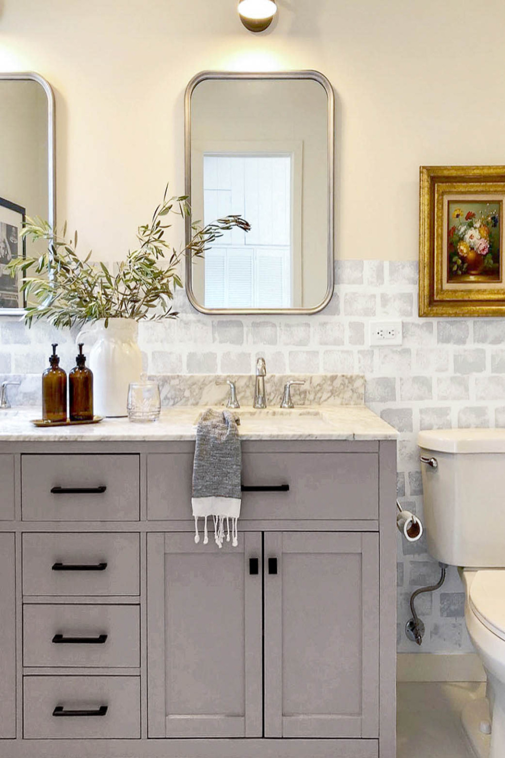 Painted Bathroom Cabinets: How to Get the Look  Clare