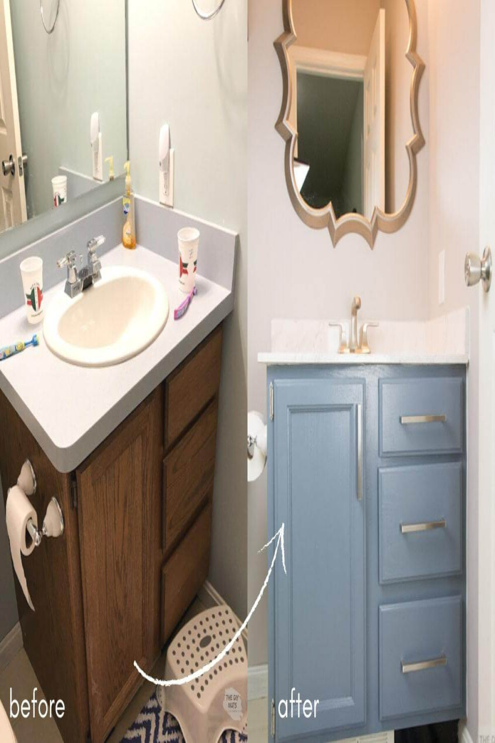Ways To Cheaply Update Your Small Bathroom - The DIY Nuts