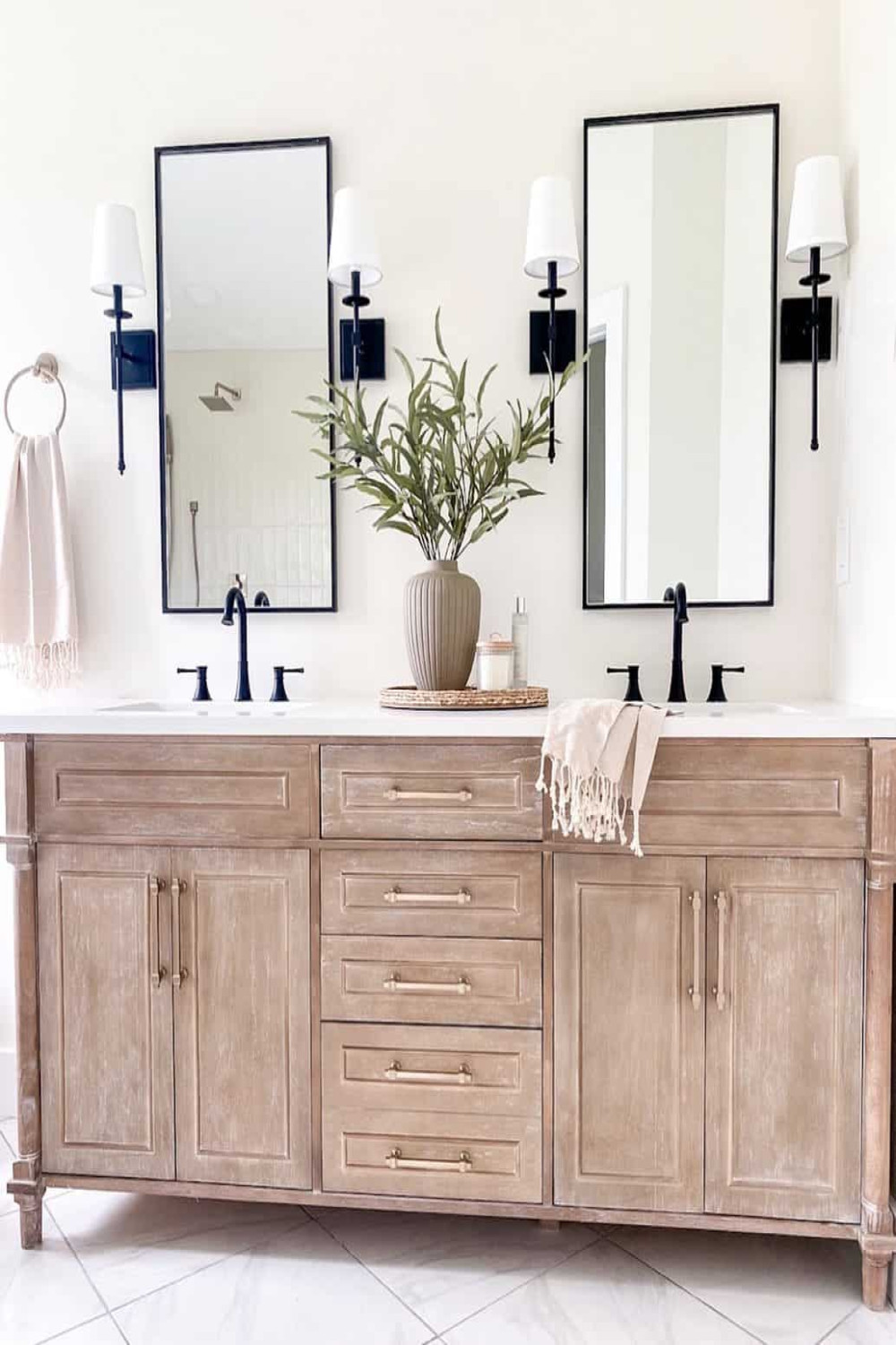 Wood Double Vanity Ideas for a Pretty and Purposeful Bathroom