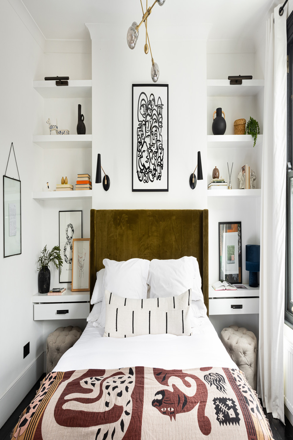 Bedroom shelving ideas –  ways to add storage and style to your