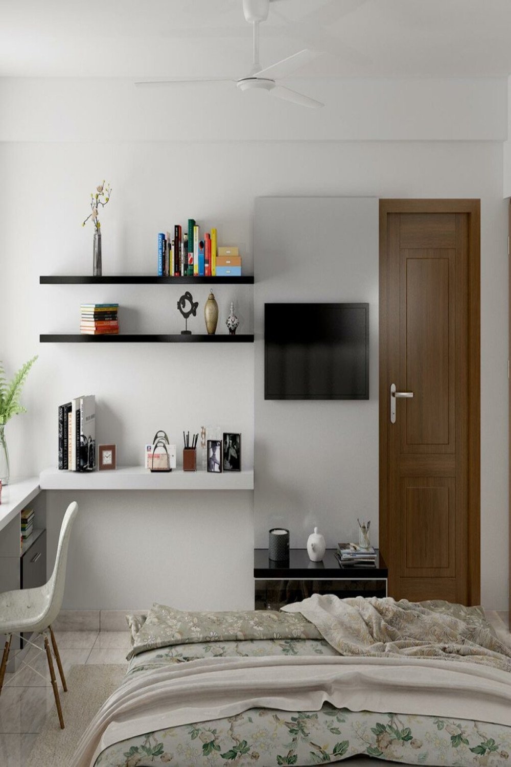 Bedroom TV Unit Designs - Cabinets and Panels  Design Cafe