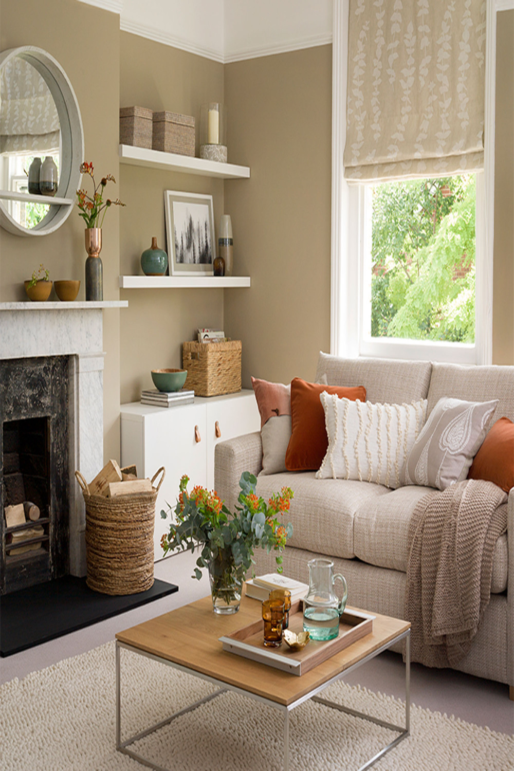 Beige living room ideas - stay neutral with this easygoing