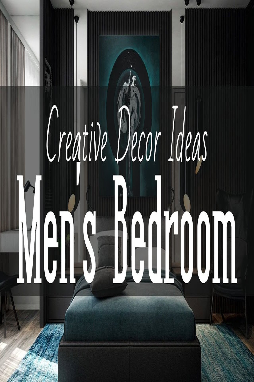 Best Contemporary Bedroom Design and Decor Ideas for Men / INTERIOR  DESIGN / HOME DECOR