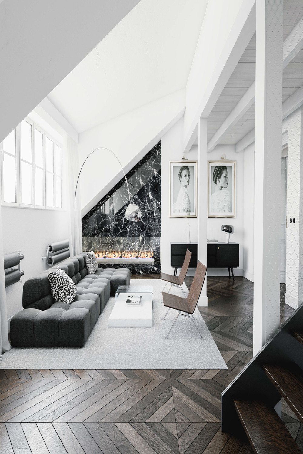 Black & White Living Rooms That Work Their Monochrome Magic