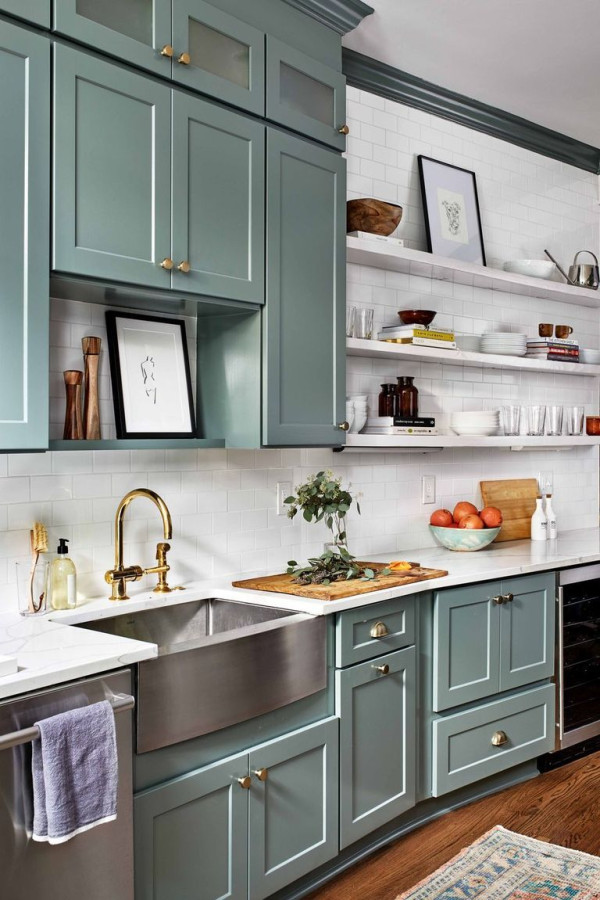 + Charming Blue Kitchen Cabinet Ideas - Blue Kitchen Ideas