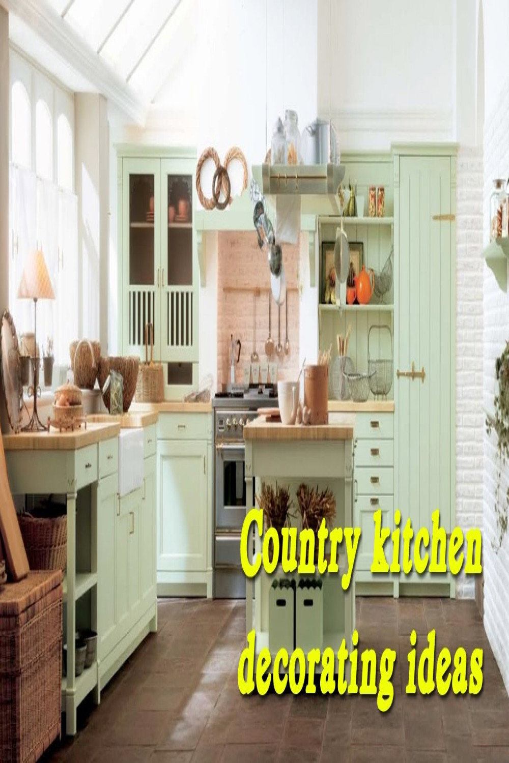 Country Kitchen Decorating Ideas - Vintage Kitchen Decorating Ideas, Retro  Kitchen Design Ideas