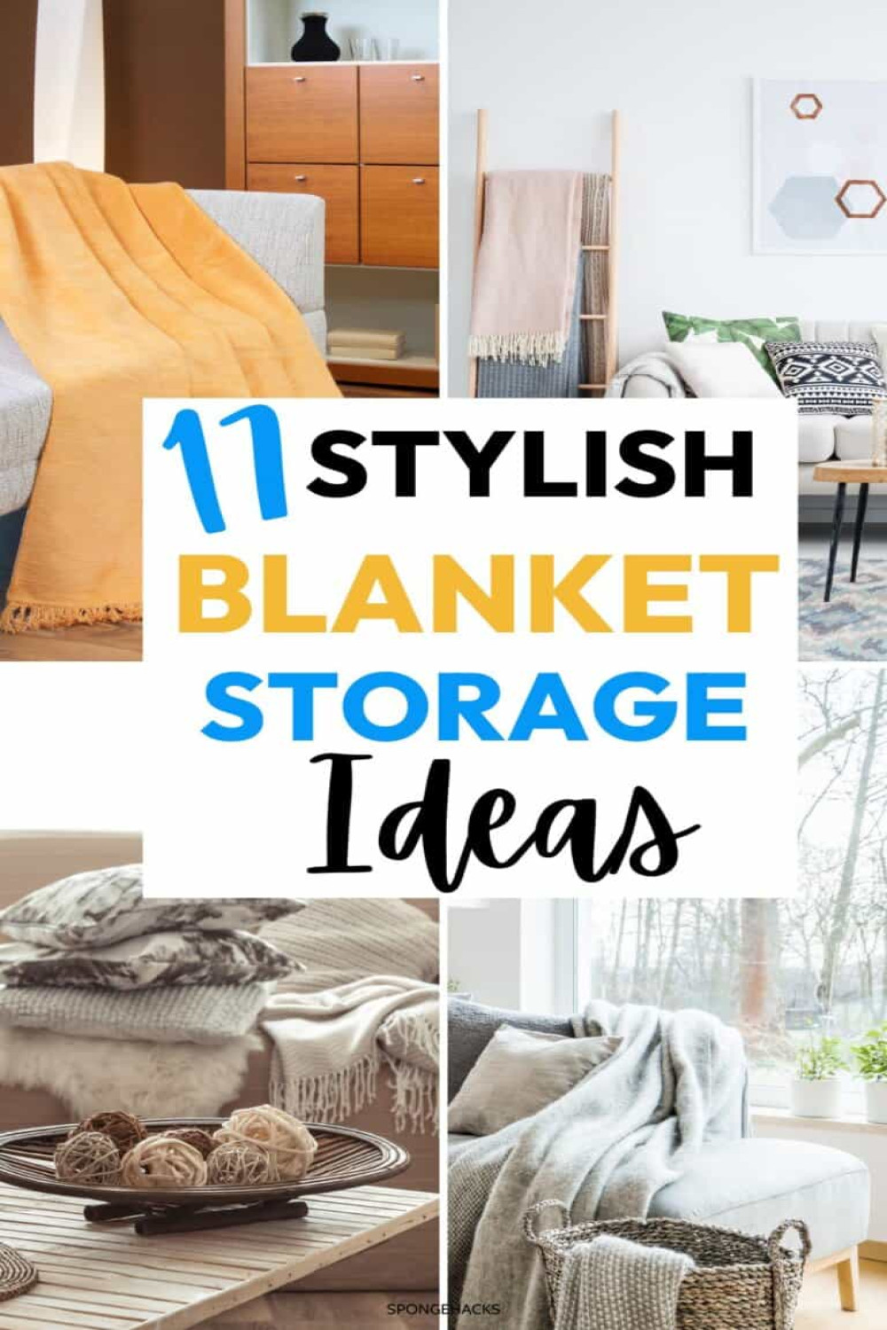 Genius Blanket Storage Ideas (How to Store Blankets In a Small