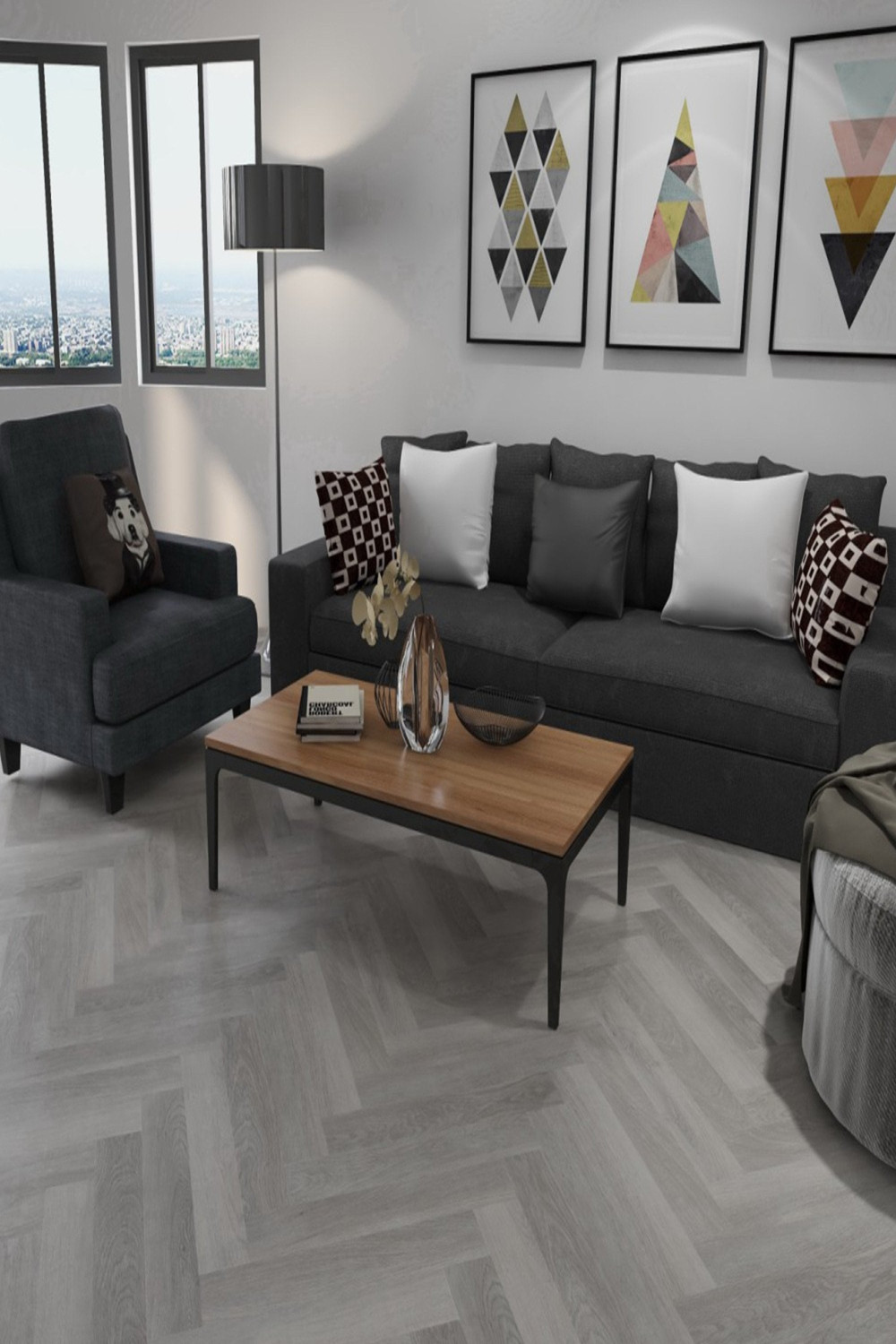 Gray Flooring Living Room Ideas for a Stylish Home - Foter