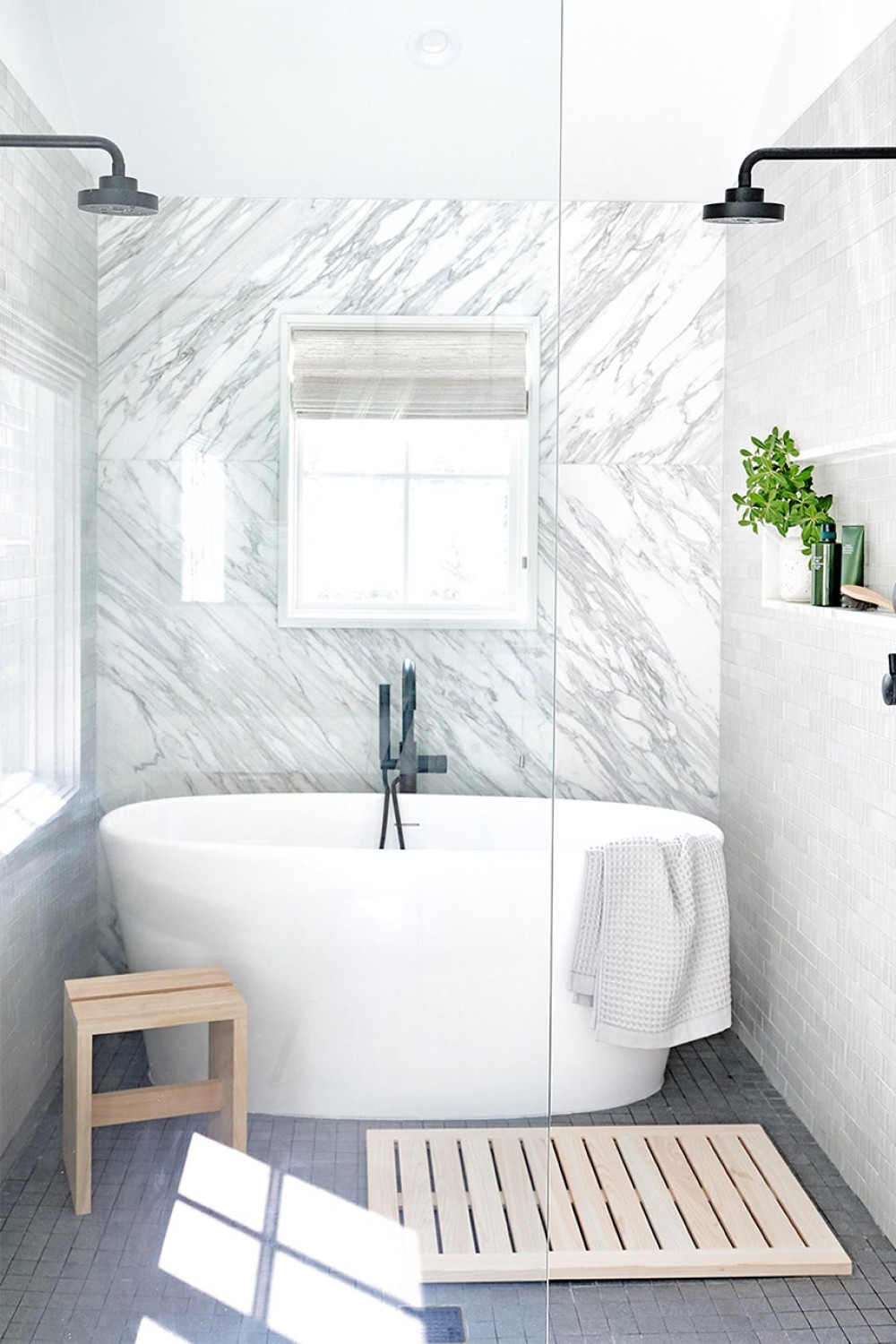 Grey Bathroom Floor Tile Ideas That Are Sure to Inspire  domino