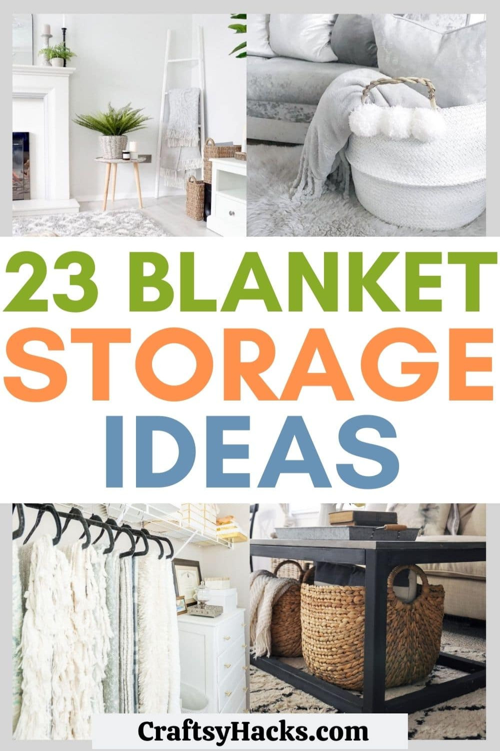 Ingenious Blanket Storage Ideas - Craftsy Hacks