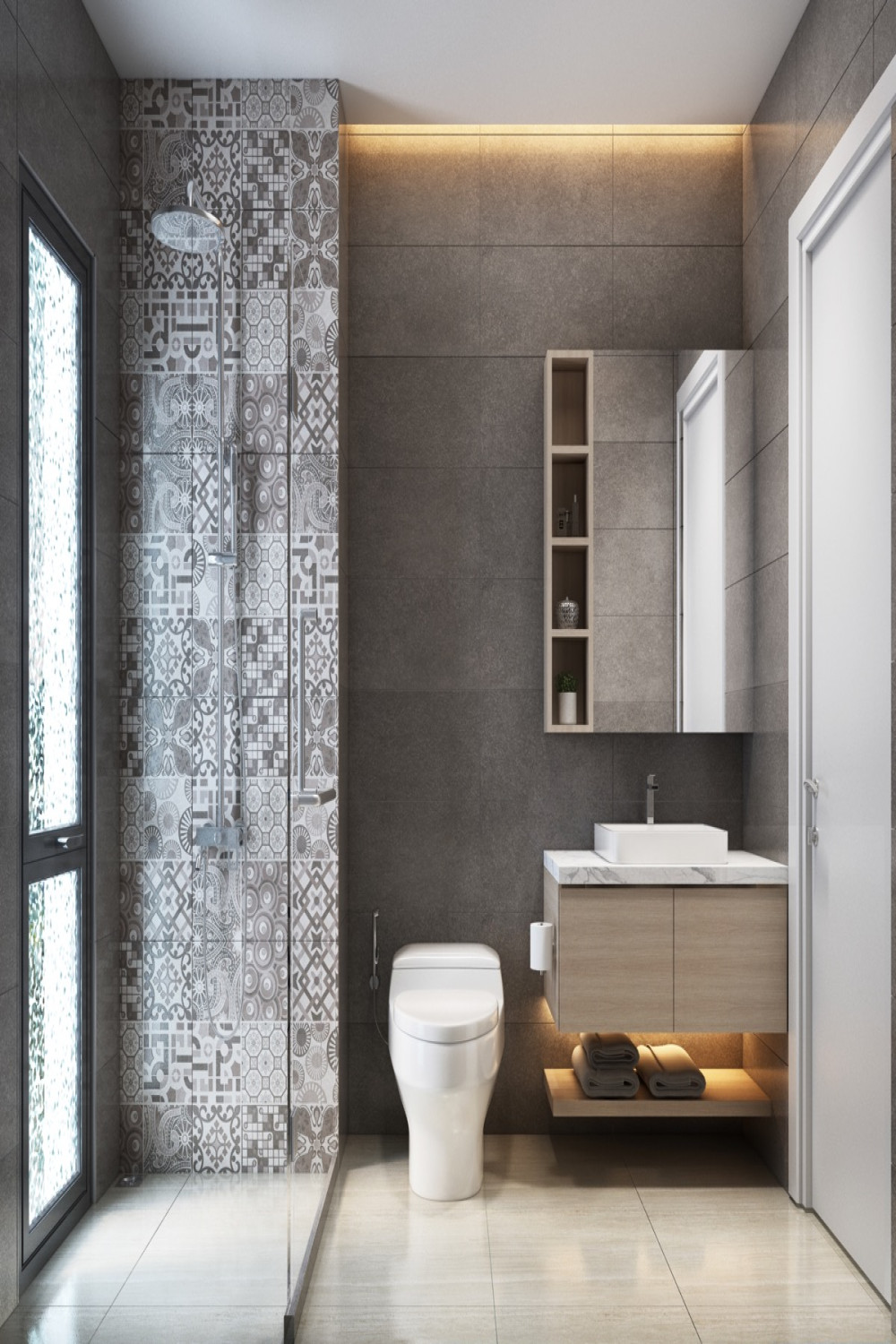 Modern Grey & White Bathrooms That Relax Mind Body & Soul