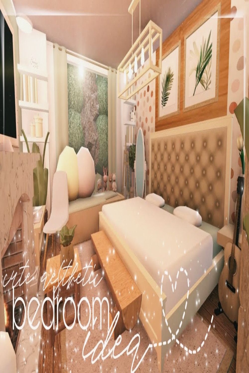 ROBLOX BLOXBURG: Aesthetic Bedroom Idea ♡