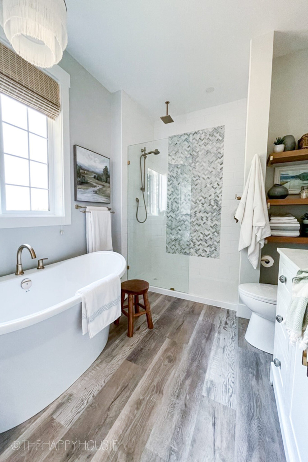 Small Bathroom Flooring Ideas That Wow - Jenna Kate at Home