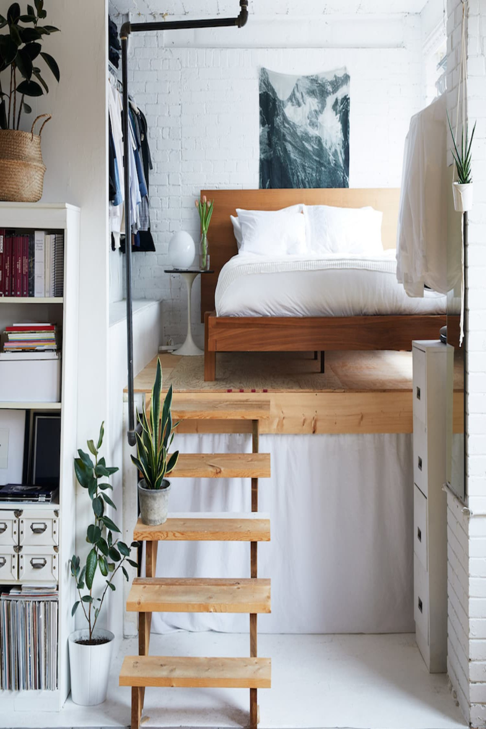 Small Bedroom Solution: The Half Loft  Apartment Therapy