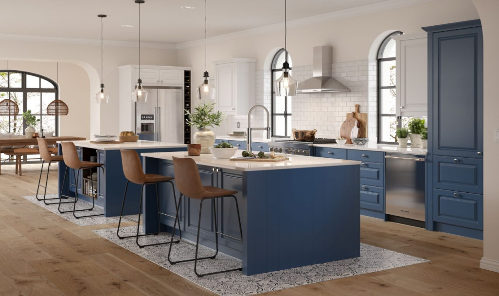 The Double Kitchen Island Trend  Wren Kitchens US