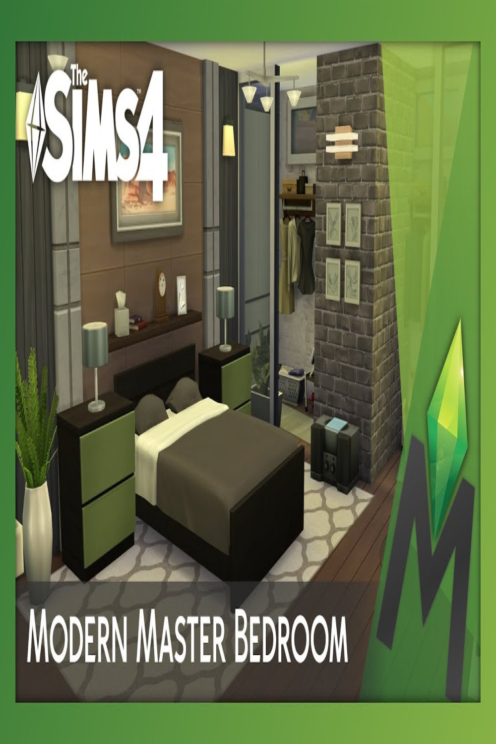 The Sims  Room Building - Modern Master Bedroom